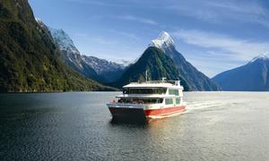  Southern Discoveries' Scenic Cruise Pride of Milford boat.